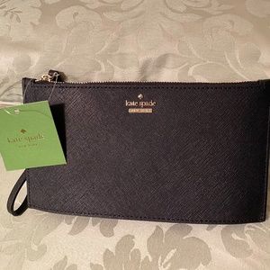 Kate Spade Black Wristlet